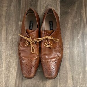 Stacy Adams 24738-221 Men's Oxford Wing Tip Brown US 10.5 M